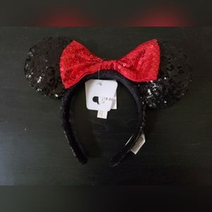 Sequined Minnie Mouse Ears